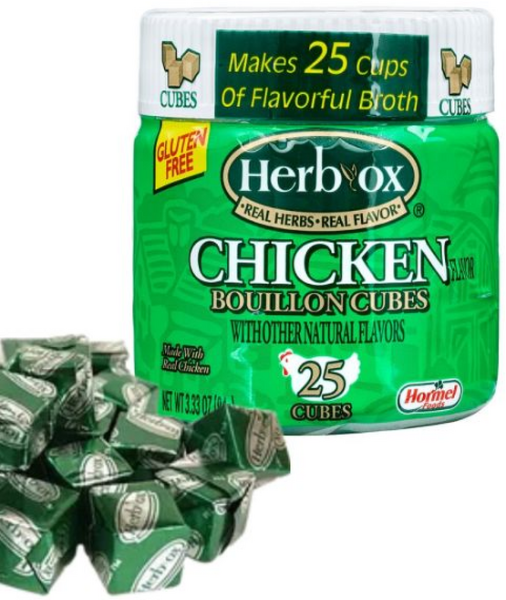 HERBOX 허브옥스 치킨스톡 큐브형 입, 94g, 25개