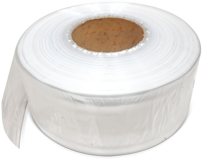 국산 신재 PE 롤비닐 폴리에틸렌 투명 마끼 이사 타겜 건축 공업용 공사용 통비닐 대형, 0.03mm(튜브)폭8cmX길이400m, 1개