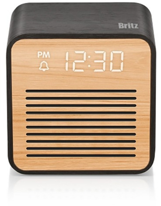 [Britz]브리츠 BZ-REC200 블루투스 5.0 정면시계기능 최대10시간 사용가능 심플한디자인, 블랙