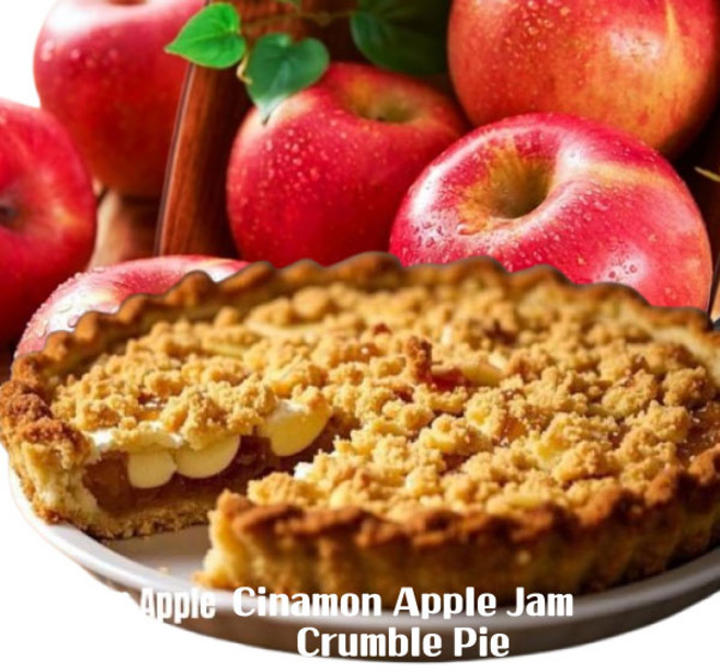 피키즈 시나몬애플잼 크럼블파이 선물하기좋은 맛있는 영양간식 야유회 입학 화이트데이 기념일 디저트 선물 큰사이즈(98mm*20mm) 답례품 수제파이, 110g, 4개