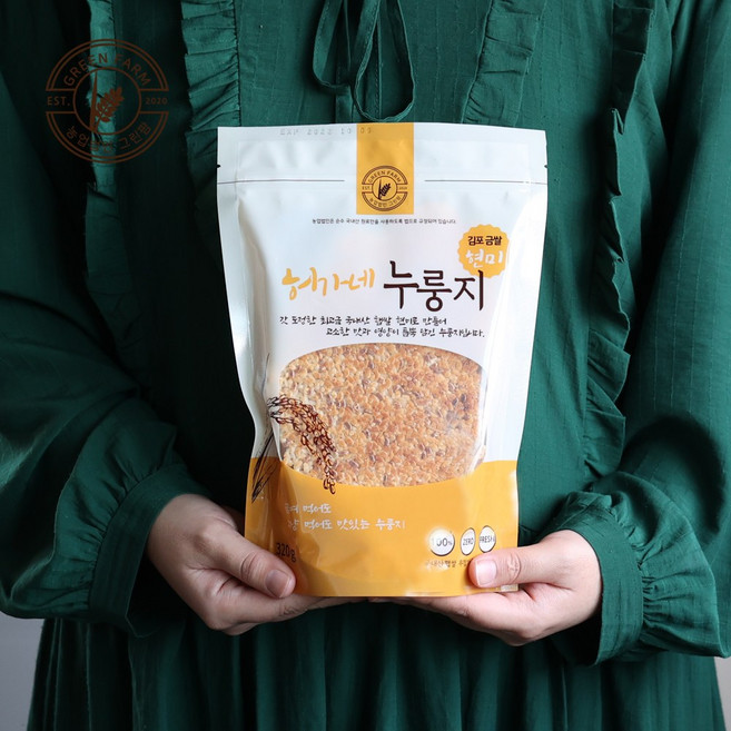 끓여먹는 구수한 현미 전통수제누룽지 320g, 1개