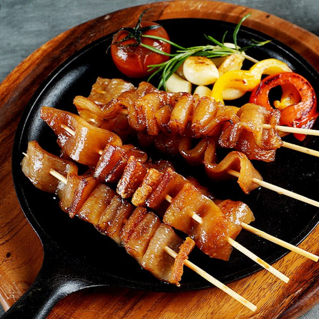 돼지껍데기꼬치 5꼬치+데리야끼소스 250g, 1개