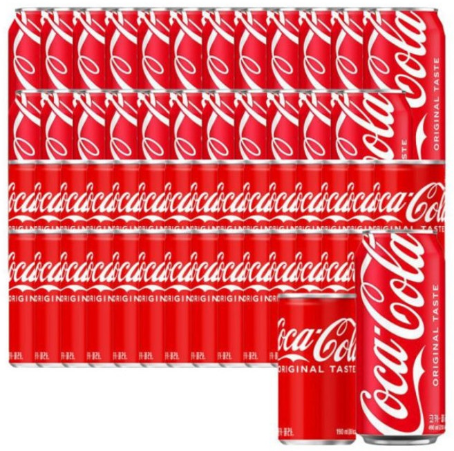코카콜라 490ml x24캔+코카콜라 190ml x30캔 총 54캔