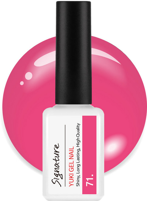 유키 시그니처 젤네일, 71호 레디쉬핑크, 7g, 1개