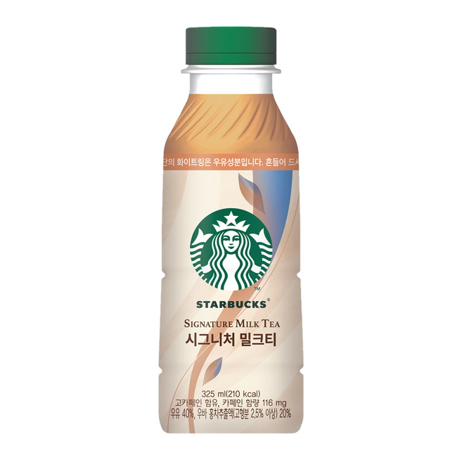 스타벅스 시그니처 밀크티, 325ml, 5개