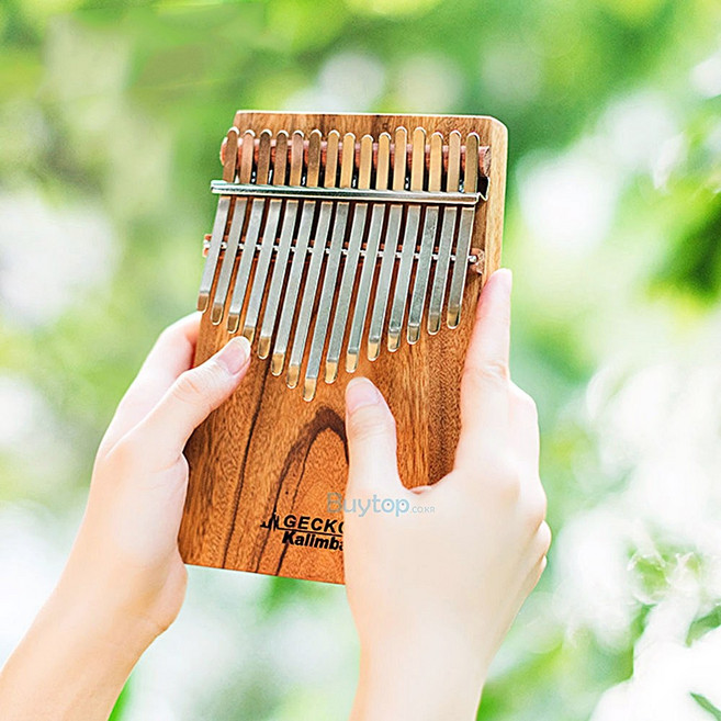 게코 칼림바 취미 교육용 15음계 엄지피아노 K15CAP, 1개
