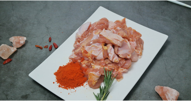 브라질 닭다리살 정육 염지2kg 절단 정육, #냉장 핫염지 토막  1kg, 1개