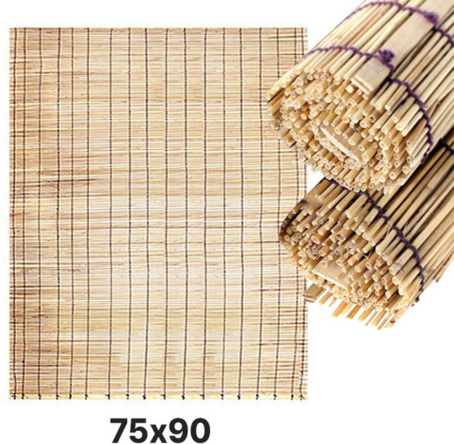 베란다 창문 갈대발 75x90 (나무발 가림막 울타리 황사 먼지차단 햇빛차광 현관 창문발 인테리어)