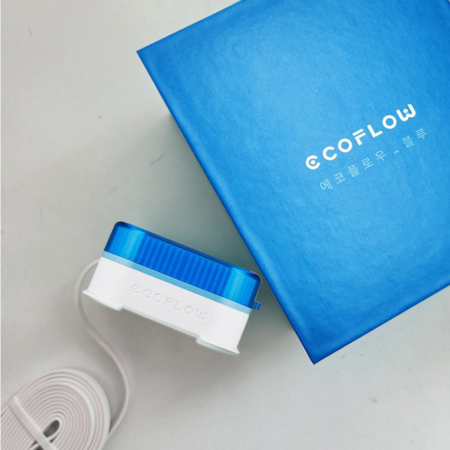 변기청소의 혁신 자동 변기 살균 세정제 에코플로우 세균 박멸 곰팡이 물때 제거 화학성분제로 친환경 제품, 블루(기본형), 1개