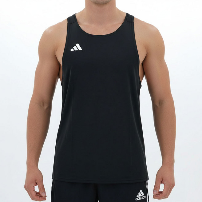 아디다스 민소매 남성 싱글렛 기능성 러닝 나시 레이서백 티 헬스 탱크탑 트레이닝 피트니스 마라톤 슬리브리스