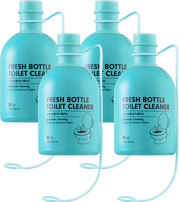 동운랩 대용량 자동 변기 세정제 클리너, 4개, 250g