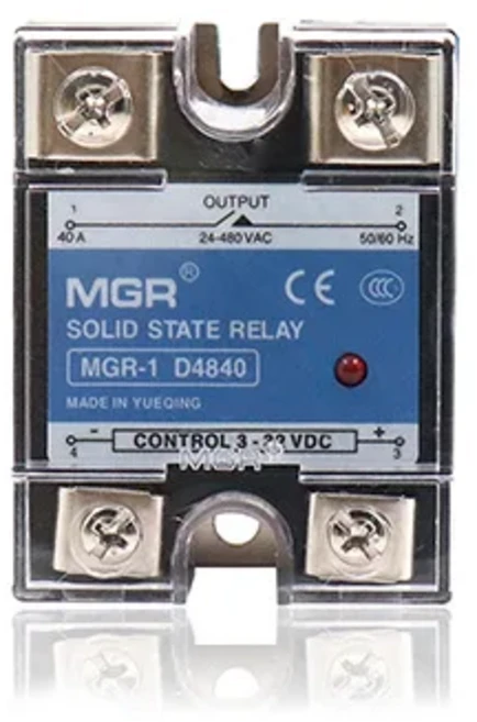 MGR1 D4840SSR40DA 단상 무 접점 릴레이 40A DC 제어 입력 332V