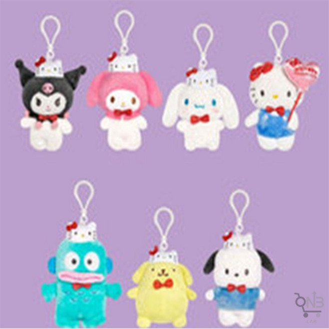 [온비랩] 산리오 헬로키티 50주년 쿠로미 인형열쇠고리 인형가방고리