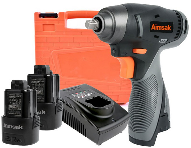 아임삭 AW414Q 3G 14.4V 충전임팩렌치 2A 2B세트, 1