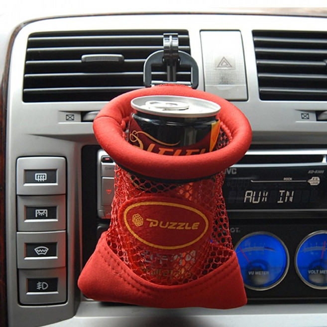 차량용 다용도 포켓 넷포켓 주머니 수납 퍼즐넷포켓, 블루, 1개