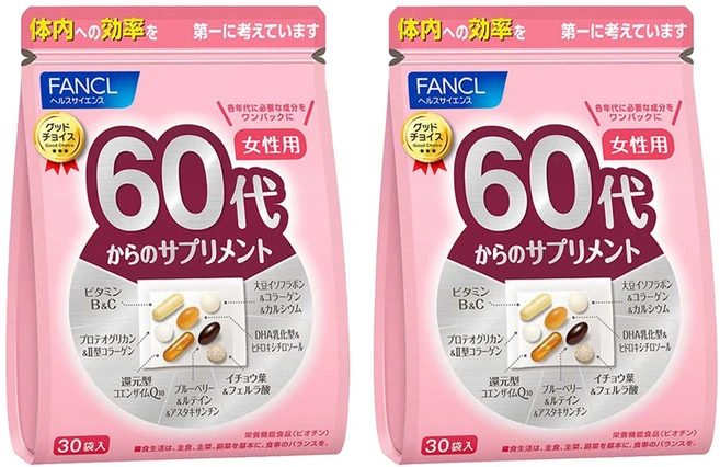 판클 60대 서플리먼트 여성용 60.5g, 30회분, 2개 - 쿠팡