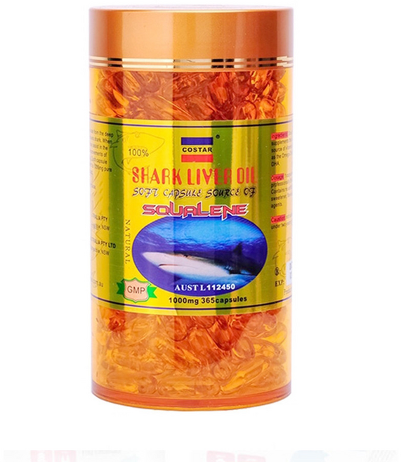 코스타 COSTAR 상어 리버 오일 스쿠알렌 1000mg 365정, 1개