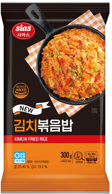 시아스 김치볶음밥 300g, 5개