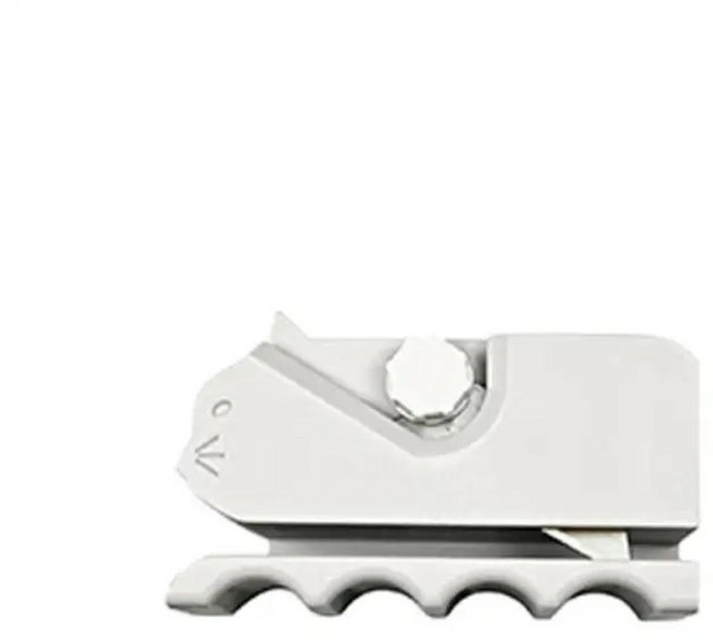 강아지 고양이 모양 골판지 커터 프린팅 슬라이딩 스크래처 포장지 칼, 색상: 3. White, 1개