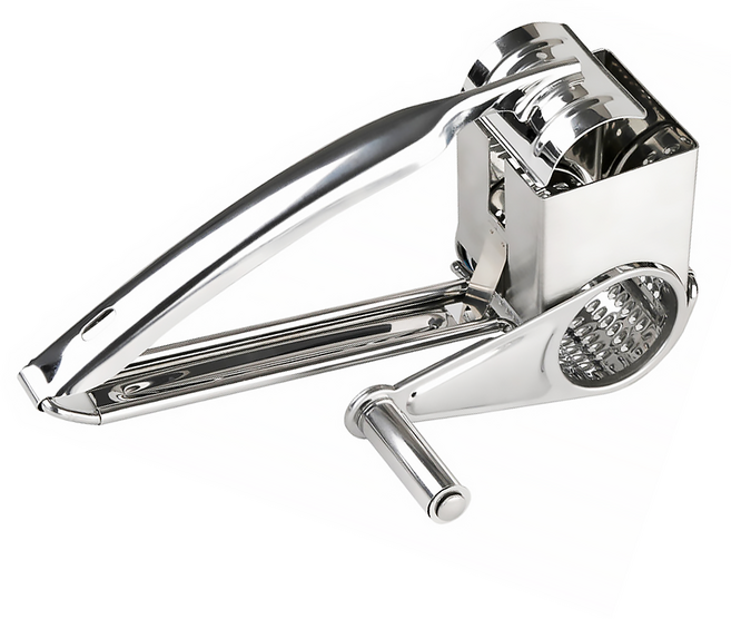 리브문 304 스테인리스 회전식 치즈 강판, 1개