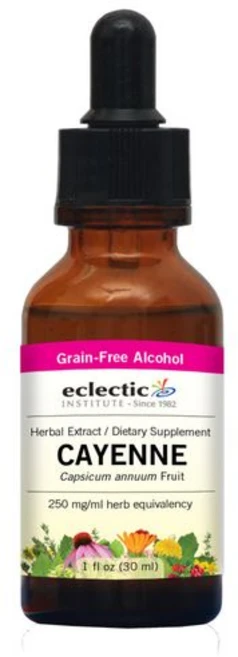 에클레틱 허브 - 카옌 추출물 | 순환기 지원 | 액상 허브 Eclectic Herb - Cayenne Extract | Circulatory Support | Liquid Her, 1 온스(1팩), 1개, 30ml - 쿠팡