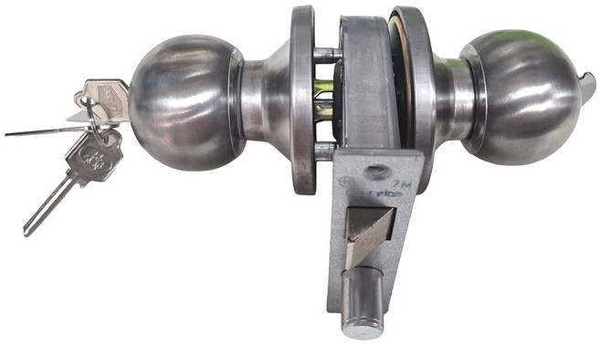 현관문 손잡이 9000 방화문 현관정 문고리 교체, 실버, 1개