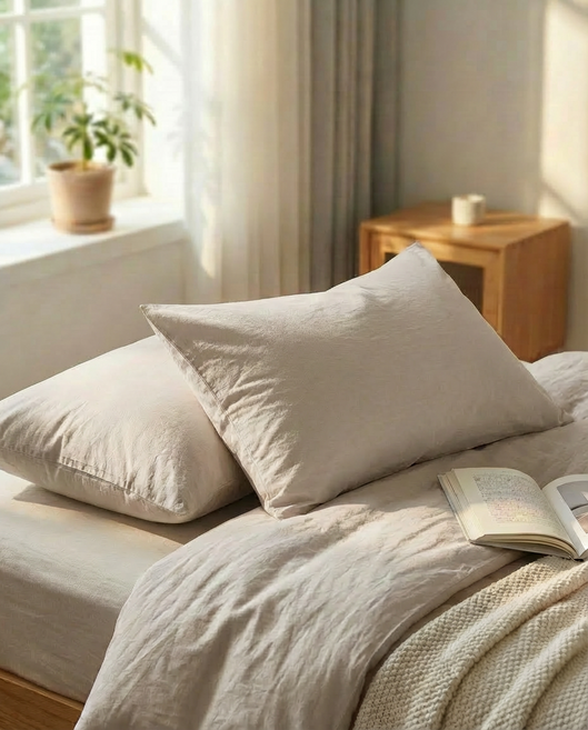 포니홈 부들부들한 호텔식 베개커버 2P 고온워싱 베겟커버 자루형 덮개