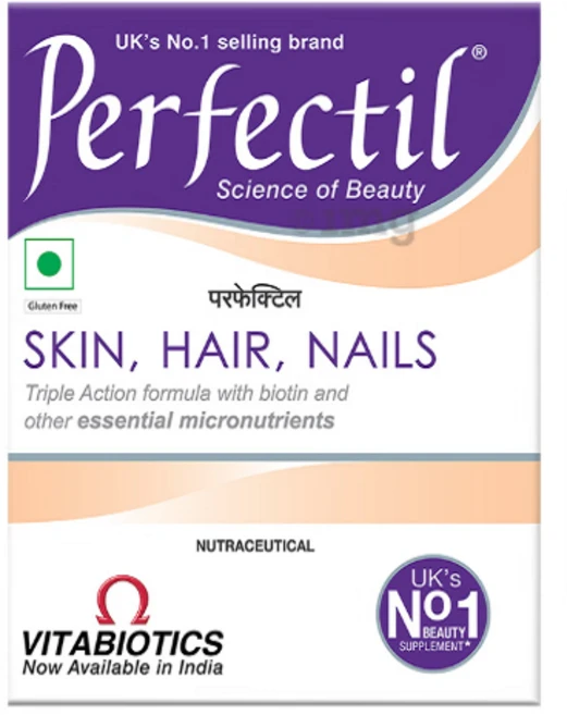 Vitabiotics Perfectil Original Triple Active 피부 모발 손톱 - 30정 - 1팩 - 영국 직송, 1개, 30회분 - 쿠팡