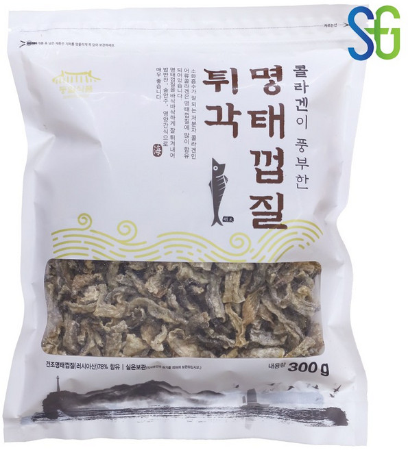 동일식품 콜라겐이 풍부한 명태껍질튀각, 300g, 1개