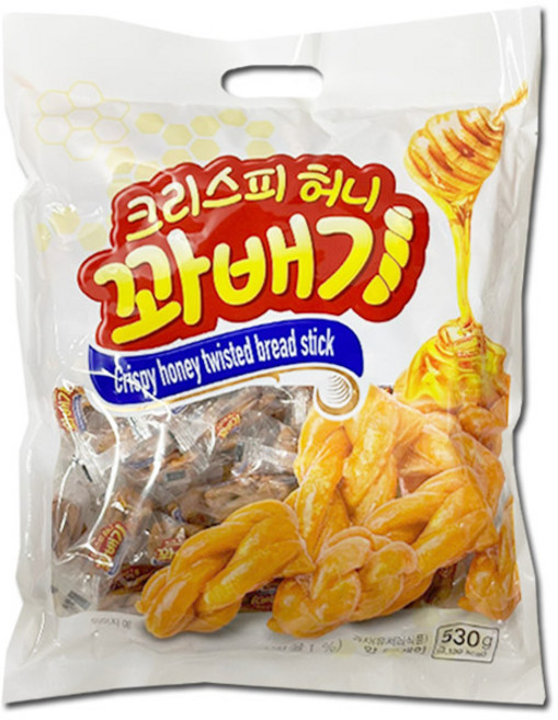 크리스피 미니 허니 한입 꽈배기, 6개, 530g