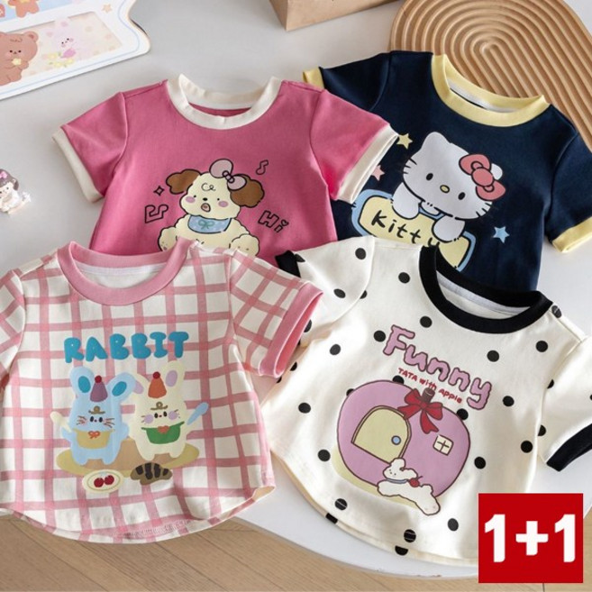 퍼니토끼 반팔티셔츠1+1