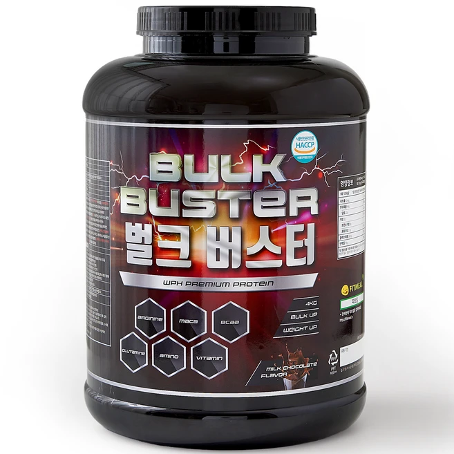 초강력 체중증가 살찌는 보충제 남자 벌크업 게이너 탄수화물 단백질 프로틴 벌크 버스터 4KG, 1개 - 쿠팡