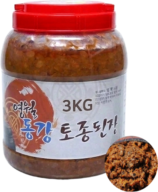 영월동강 시골 집된장 (3kg) 재래식 된장 무방부제 토종된장, 1개, 3kg, 구수한맛