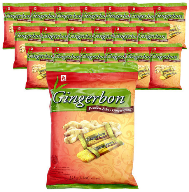 진저본 생강 젤리, 20개, 125g