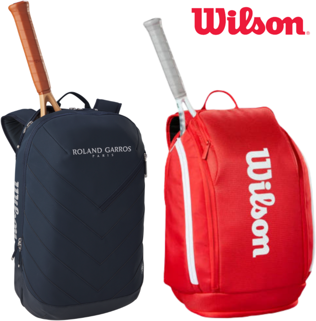 윌슨 테니스 라켓 가방 백팩, 롤랑가로스 백팩, 1개