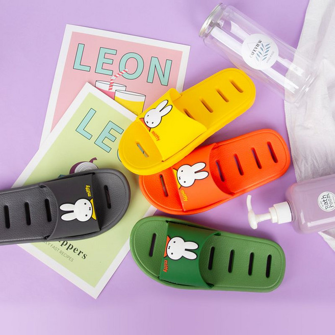 알파슈 미피 버블 아동 욕실화 캐릭터 유아 욕실화 미끄럼방지 베란다 화장실 슬리퍼