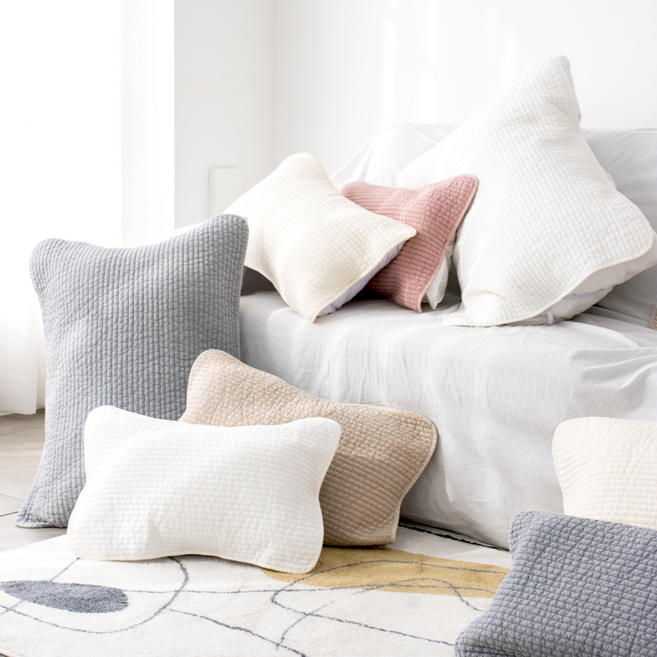 순면 밴딩 베개커버 매일 바꿔쓰는 데일리 밴드형 라텍스 우유 경추 가누다 호환1+1