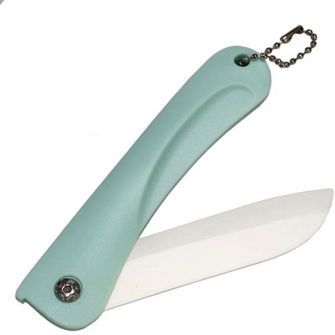 BSI 세라믹 과도 접이식 과도 과일 휴대용 등산 캠핑 칼, 1개