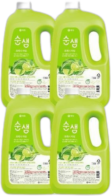 (순샘)S순샘 프레쉬 라임, 3000ml, 4개
