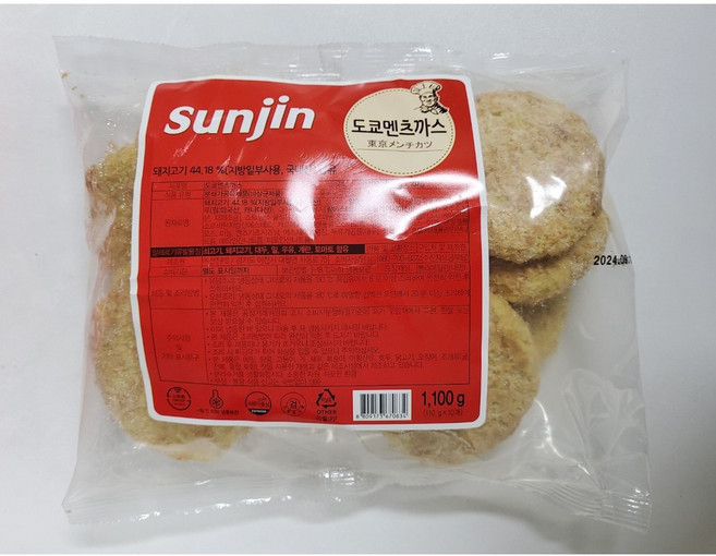 선진 도쿄멘츠까스110 1.1kg (110g x 10개), 1개