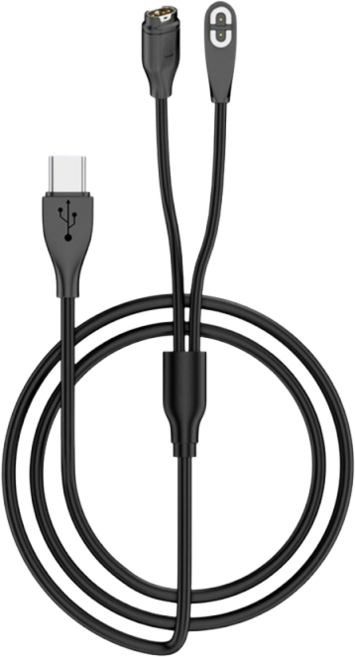 ibits SJ-2 手錶耳機2合1磁吸充電線 Garmin手錶 Shokz耳機 AS800 S810, 1個, Type-C接口(PVC線)