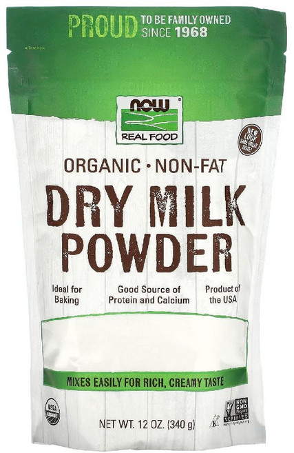 나우푸드 분유 밀크 파우더 탈지 분유 DRY Milk Powder 분말 가루 340g, 1개