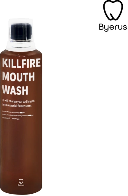 빠이러스 킬파이어 무알콜 입냄새제거 찌꺼기가글 구강청결제, 500ml, 1개 - 쿠팡