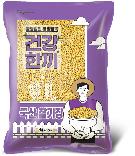 한끼농산 국산 찰기장 1kg 노란기장, 1개
