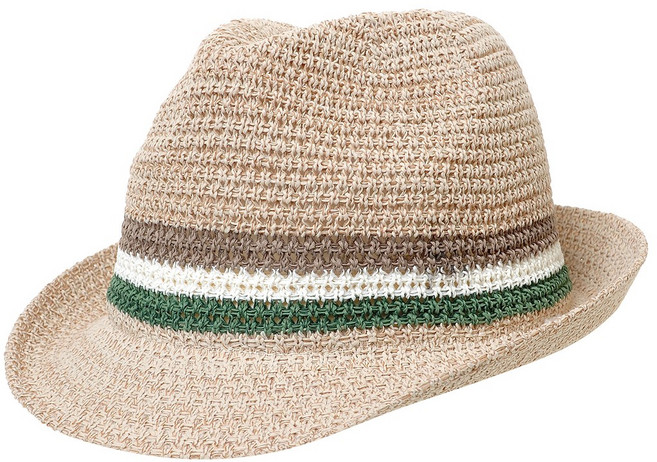 BCF007.삼선 쿨니트 남자 여자 페도라 중절모 여름 자외선차단 모자