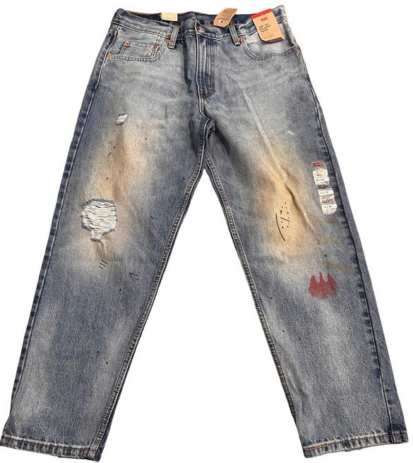 [Levi's] Levi’s 550 ’92 Relaxed Taper Jeans Men’s 33x30 Distressed Paint Splatter