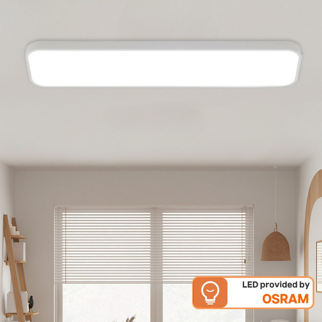 오스람 LED 뉴 시스템 욕실등 조명 플리커프리 30W (설치설명서 포함 ), 화이트