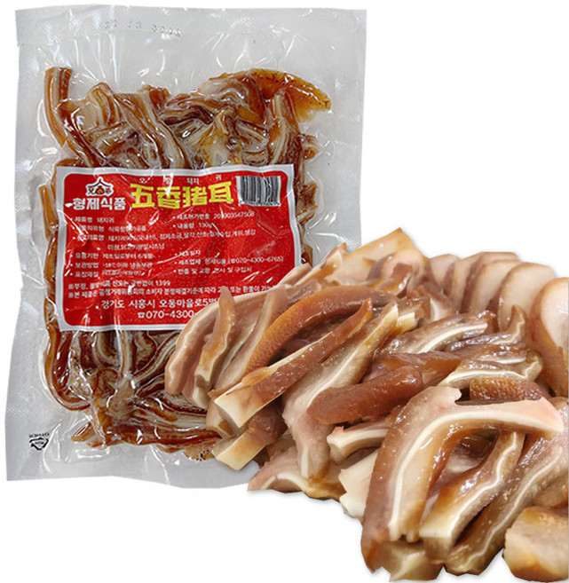 [오늘의 아시아푸드] 오향돼지귀 150g . 우샹돼지귀 술안주 즉석식품, 1개