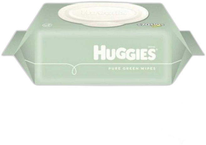 하기스 퓨어 그린 물티슈 캡형 70+x BOX 대용량물티슈 순한물티슈 하기스물티슈, 24개, 1매, 1g