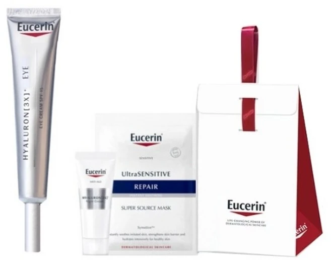 [유세린] 하이알루론 3X 아이크림 15ml [증] 3X나이트크림미니 7ml + 울센마스크 + 쇼핑백(소), 상세 설명 참조, 1개 - 쿠팡